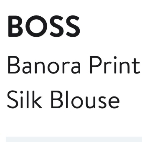 🔖 NWT Hugo Boss Cream and Blue Silk Blouse - 4 - Picture 2 of 6